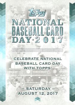 2017 Topps #NNO National Baseball Card Day 2017 Front
