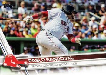 2017 Topps #392 Pablo Sandoval Front