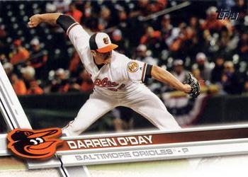 2017 Topps #417 Darren O'Day Front