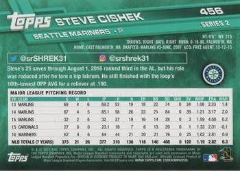 2017 Topps #456 Steve Cishek Back