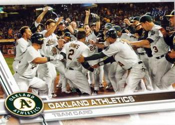 2017 Topps #558 Oakland Athletics Front
