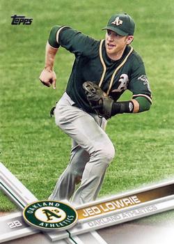 2017 Topps #578 Jed Lowrie Front