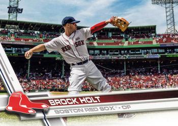 2017 Topps #581 Brock Holt Front