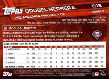 2017 Topps #612 Odubel Herrera Back