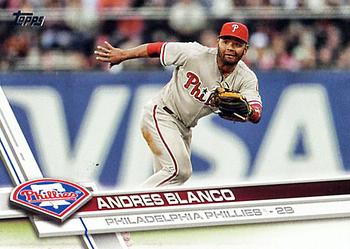 2017 Topps #690 Andres Blanco Front