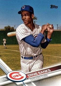 2017 Topps #500 Ernie Banks Front