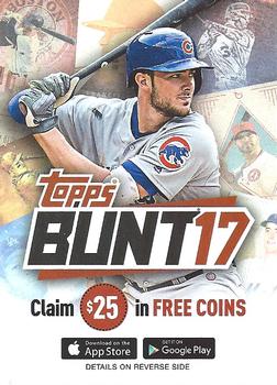 2017 Topps #NNO Bunt17 Free Coins Front