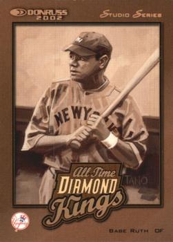 2002 Donruss - All-Time Diamond Kings Studio Series #ATDK-4 Babe Ruth  Front