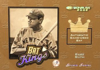 2002 Donruss - Bat Kings Studio Series #BK-5 Babe Ruth Front
