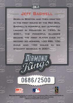 2002 Donruss - Diamond Kings #DK-7 Jeff Bagwell  Back