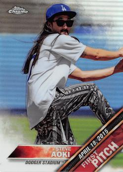 2016 Topps Chrome - First Pitch #FPC-11 Steve Aoki Front