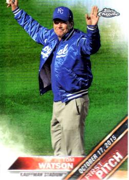 2016 Topps Chrome - First Pitch #FPC-18 Tom Watson Front