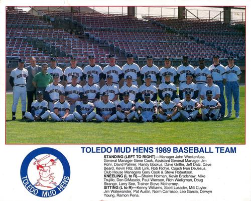 1989 Toledo Mud Hens Team Photo #NNO Toledo Mud Hens Front
