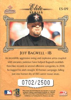 2002 Donruss - Elite Series #ES-09 Jeff Bagwell  Back