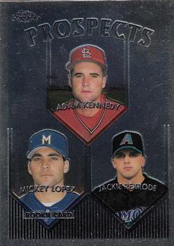 1999 Topps Chrome #433 Adam Kennedy / Mickey Lopez / Jackie Rexrode Front