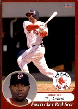2009 Choice Pawtucket Red Sox #02 Chip Ambres Front