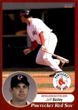 2009 Choice Pawtucket Red Sox #04 Jeff Bailey Front