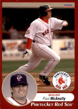 2009 Choice Pawtucket Red Sox #18 Paul McAnulty Front