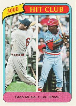2016 Topps Throwback Thursday #43 Stan Musial / Lou Brock Front