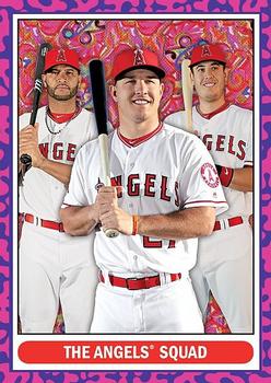 2016 Topps Throwback Thursday #82 Albert Pujols / Mike Trout / C.J. Cron Front