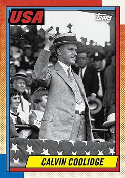2016 Topps Throwback Thursday #127 Calvin Coolidge Front