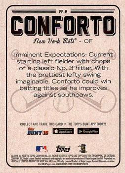 2016 Topps Bunt - Future of the Franchise #FF-8 Michael Conforto Back