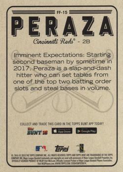 2016 Topps Bunt - Future of the Franchise #FF-15 Jose Peraza Back