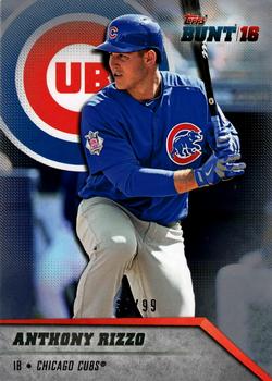 2016 Topps Bunt - Platinum #106 Anthony Rizzo Front