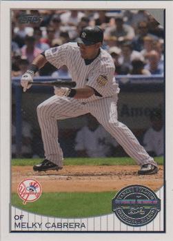 2009 Topps Yankee Stadium Opening Day #4 Melky Cabrera Front