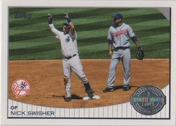 2009 Topps Yankee Stadium Opening Day #ODF4 Nick Swisher Front