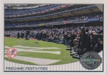 2009 Topps Yankee Stadium Opening Day #ODH3 Pregame Festivities Front