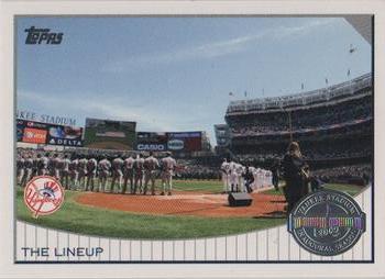 2009 Topps Yankee Stadium Opening Day #ODH6 The Lineup Front
