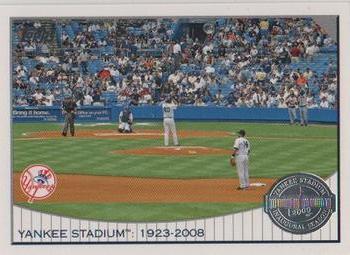 2009 Topps Yankee Stadium Opening Day #YSO1 Yankee Stadium Front