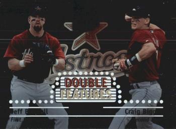 2002 Donruss Best of Fan Club - Double Features #DF-7 Jeff Bagwell / Craig Biggio  Front