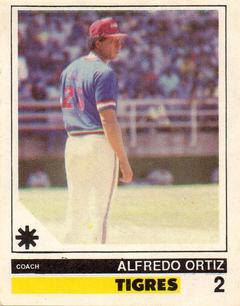 1988-89 Venezuelan Winter League Stickers #2 Alfredo Ortiz Front