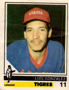 1988-89 Venezuelan Winter League Stickers #11 Luis Gonzalez Front