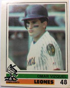 1988-89 Venezuelan Winter League Stickers #48 Omar Vizquel Front