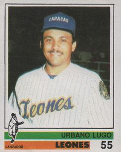 1988-89 Venezuelan Winter League Stickers #55 Urbano Lugo Front