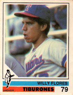 1988-89 Venezuelan Winter League Stickers #79 Willy Flores Front