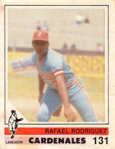 1988-89 Venezuelan Winter League Stickers #131 Rafael Rodriguez Front