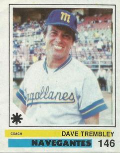 1988-89 Venezuelan Winter League Stickers #146 Dave Trembley Front
