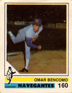 1988-89 Venezuelan Winter League Stickers #160 Omar Bencomo Front