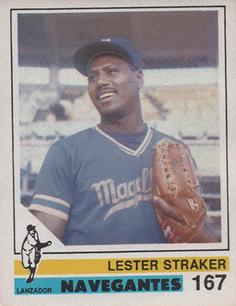 1988-89 Venezuelan Winter League Stickers #167 Lester Straker Front