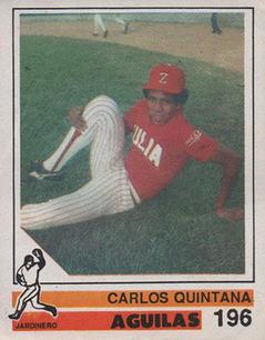 1988-89 Venezuelan Winter League Stickers #196 Carlos Quintana Front