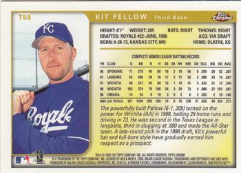1999 Topps Chrome Traded and Rookies #T58 Kit Pellow Back