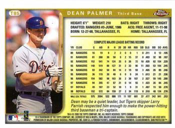 1999 Topps Chrome Traded and Rookies #T85 Dean Palmer Back