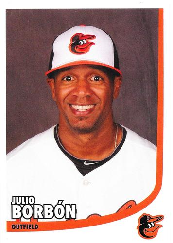 2016 Baltimore Orioles Photocards #NNO Julio Borbon Front