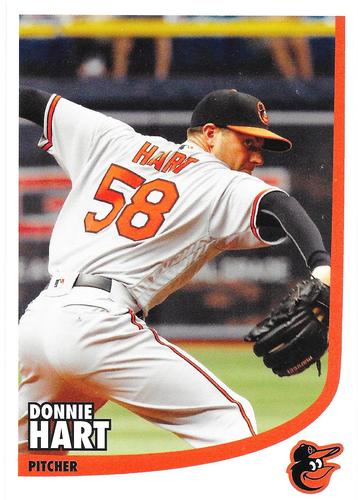 2016 Baltimore Orioles Photocards #NNO Donnie Hart Front