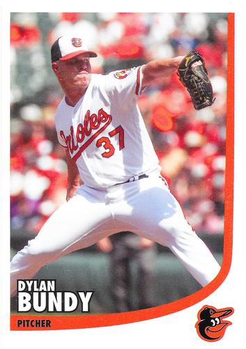 2016 Baltimore Orioles Photocards #NNO Dylan Bundy Front