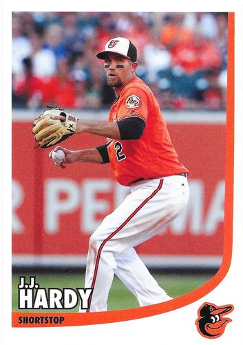 2016 Baltimore Orioles Photocards #NNO J.J. Hardy Front
